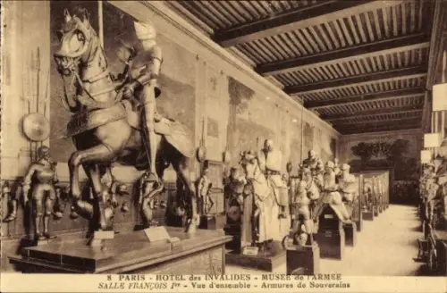 Ak Paris VII, Hotel des Invalides, Armeemuseum, Innenansicht