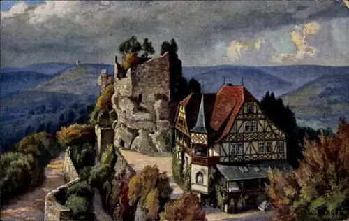 Ak Saverne Zabern Elsass Bas Rhin, Burg Hohbarr