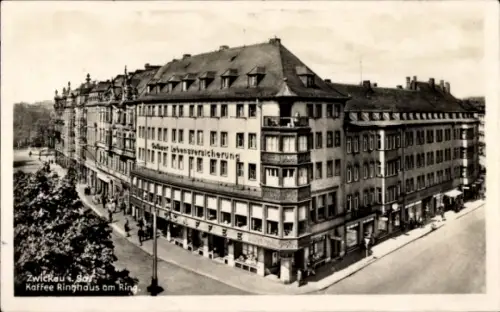 Ak Zwickau in Sachsen, Kaffee Ringhaus, Ring