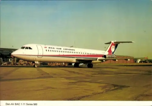 Ak Passagierflugzeug Dan Air BAC 1-11 Series 500