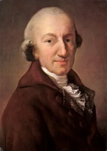 Künstler Ak Graff, Anton, Dichter Christoph Martin Wieland, Portrait