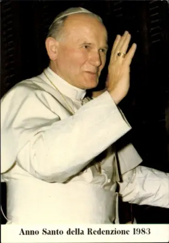 Ak Papst Johannes Paul II., Portrait 1983