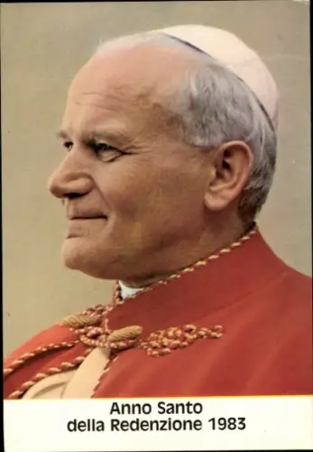 Ak Papst Johannes Paul II., Portrait 1983