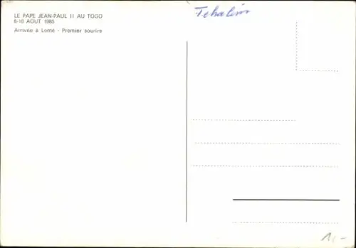 Ak Papst Johannes Paul II., 1985