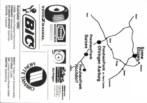 Ak Radrennsportler Daniel Steiger, Autogramm
