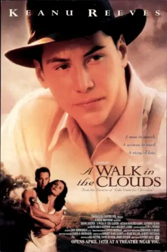Ak Schauspieler Keanu Reeves, a walk in the clouds, Filmplakat