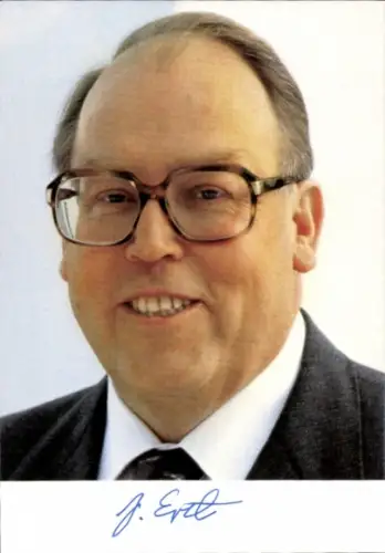 Ak Politiker Josef Ertl, Bundesminister für Ernährung, Landwirtschaft und Forsten, Autogramm