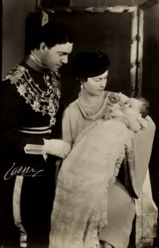 Ak Prinz Gustav Adolf von Schweden, Prinzessin Sibylla, Prinzessin Margaretha