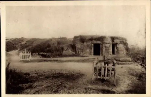 Ak Douaumont Lothringen Meuse, Fort Vaux,  Kasematte,  Militärstruktur, Verlust 1916