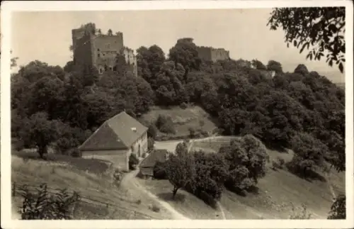 Ak Obernai Elsass Bas Rhin, Odilienberg Mont Sainte Odile, Schloss Otroll
