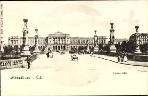 Ak Straßburg Elsass Bas Rhin, Universität