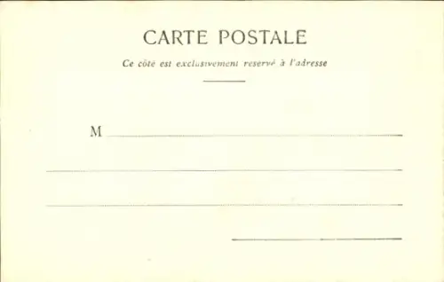 Ak Paris XIX Buttes Chaumont, der See