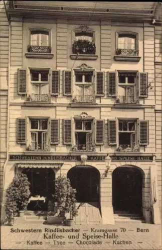 Ak Bern Stadt Schweiz, Schwestern-Rindlisbacher, Kramgasse 70