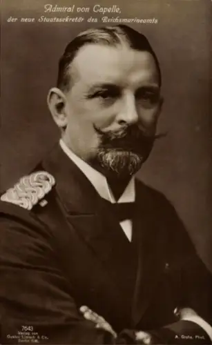 Ak Admiral Eduard von Capelle, Staatssekretär des Reichsmarineamts
