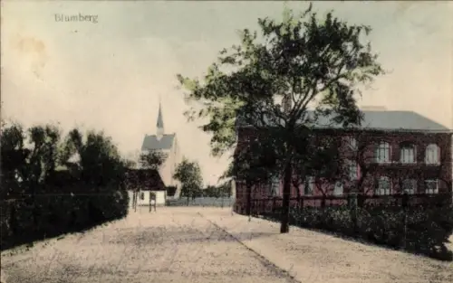 Ak Blumberg Ahrensfelde bei Berlin, Straße, Häuser