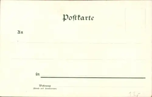 Litho König Albert von Sachsen, Jubiläum 1898, Portrait