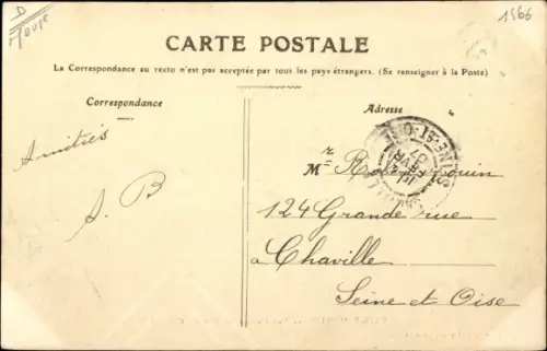 Ak Saint Mihiel Meuse, Rue Carnot, Rue du General Blaise