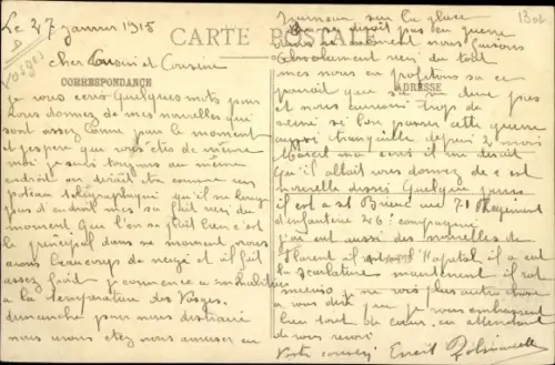 Ak Épinal Lothringen Vosges, Rue Thiers