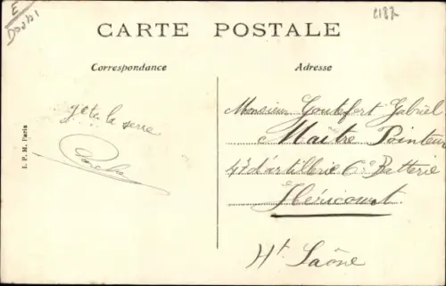 Ak Montbéliard Doubs, Rue Cuvier