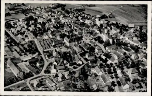 Ak Pfaffenhausen Schwaben, Luftaufnahme