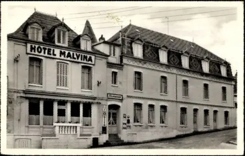 Ak Onival Ault Plage Somme, Hotel-Restaurant Malvina