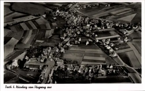 Ak Forth Eckental in Mittelfranken, Fliegeraufnahme