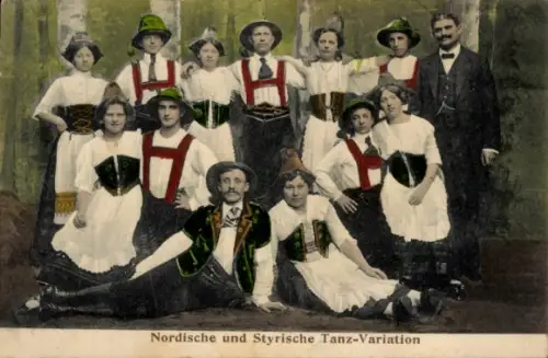 Ak Steiermark Österreich, Nordische und Styrische Tanz Variation