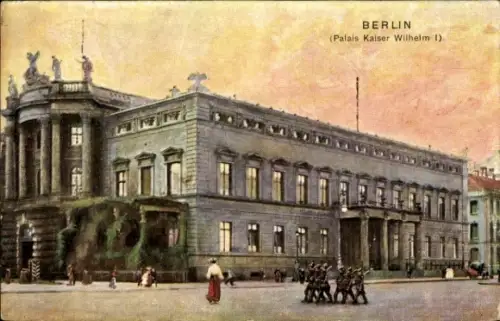 Künstler Ak Berlin Mitte, Palais Kaiser Wilhelm I.