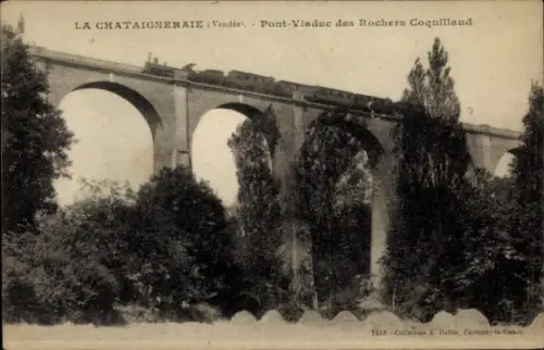 CPA La Châtaigneraie Vendée, Pont-Viaduc des Rochers Coquillaud