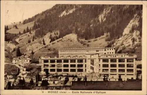 Ak Morez de Jura, Schule, Berglandschaft,  , Architektur, Jura