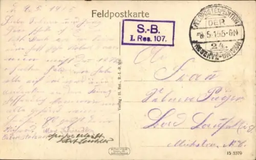 Ak Saint Souplet Nord, Soldatengräber