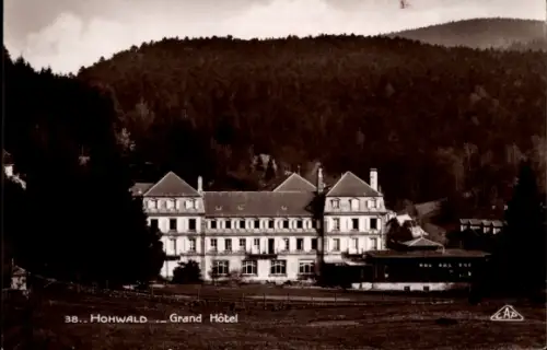 Ak Hohwald Elsass Bas Rhin, Blick auf das Grand Hotel