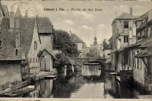 Ak Saverne Zabern Elsass Bas Rhin,  an der Zorn