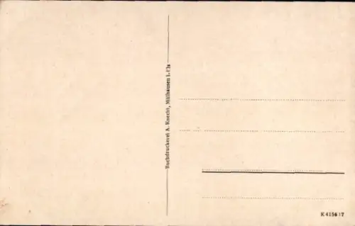 Ak Saint Morand Elsass Haut Rhin, Teilansicht
