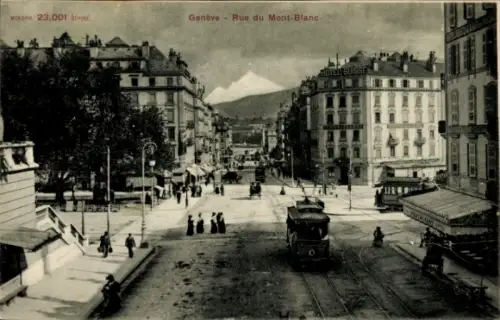 CPA Genève Suisse, Rue du Mont-Blanc