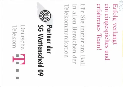 Autogrammkarte Fußballer René Renno, SG Wattenscheid 09, Autogramm