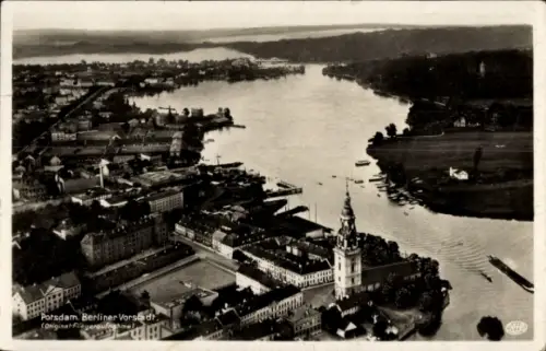 Ak Potsdam, Berliner Vorstadt, Fliegeraufnahme
