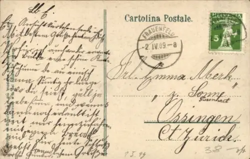 Ak Graf Zeppelin, Portrait, Luftschiff über Stadt