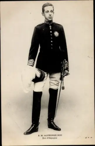 Ak Alfonso XIII, König Alfons 13. von Spanien