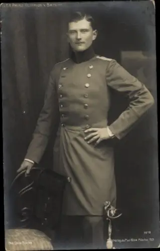 Ak Prinz Heinrich von Bayern, Portrait