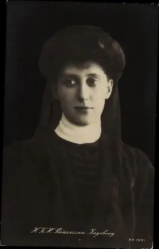 Ak Prinzessin Ingeborg von Schweden, Portrait