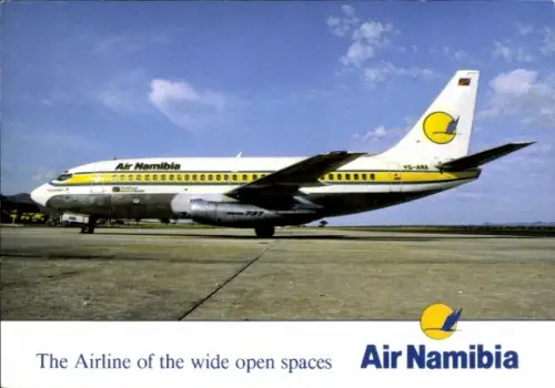 Ak Passagierflugzeug, Air Namibia, Boeing 737-200, jet airliner, V5-ANA