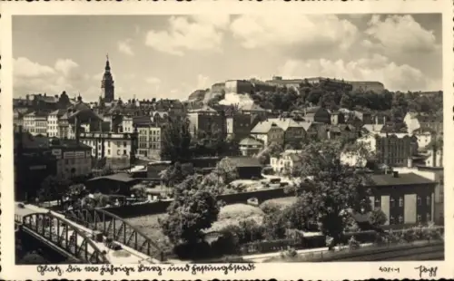 Ak Kłodzko Glatz Schlesien, Gesamtansicht