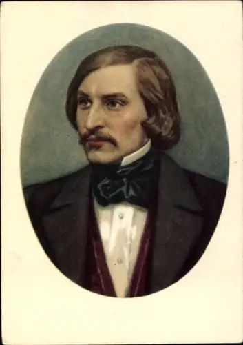 Künstler Ak Bondar, S., Nikolai Wassiljewitsch Gogol, Schriftsteller