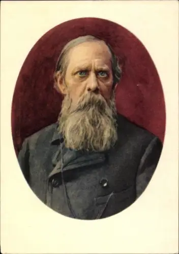 Künstler Ak Bondar, Schriftsteller Michail Saltykow-Schtschedrin, Portrait