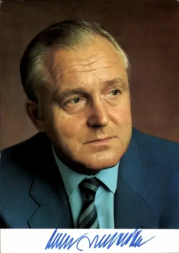 Ak Politiker Oscar Schneider, Portrait, Autogramm