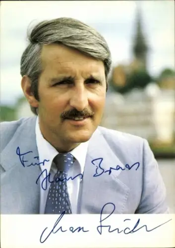 Autogrammkarte Politiker Max Stich, Autogramm