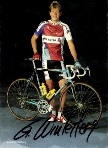 Ak Radrennsportler Guido Winterberg, Autogramm