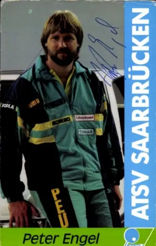 Ak Tischtennisspieler Peter Engel, Autogramm