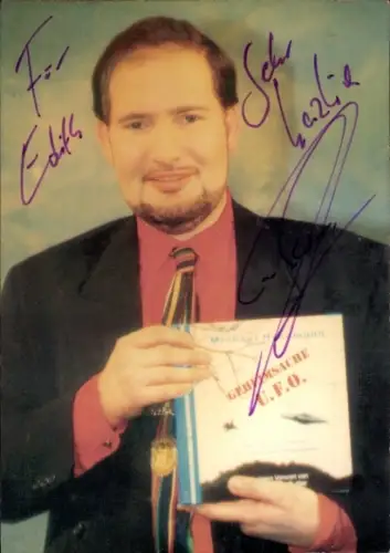 Foto Schriftsteller Michael Hesemann, Autogramm